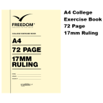 72 pages A4 College Books 17mm 